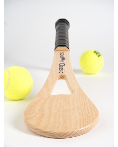 Raquette de tennis spotOn® en bois.