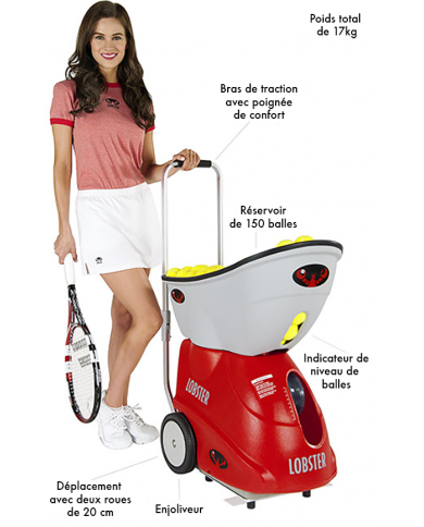 Vente de lance-balles tennis lobstersports