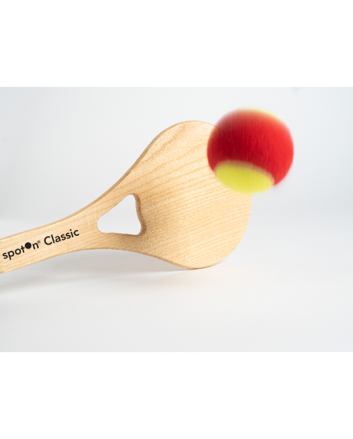 Raquette de tennis spotOn® en bois.
