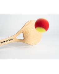 Raquette de tennis spotOn® en bois.