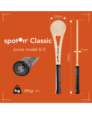 Raquette de tennis spotOn® en bois.